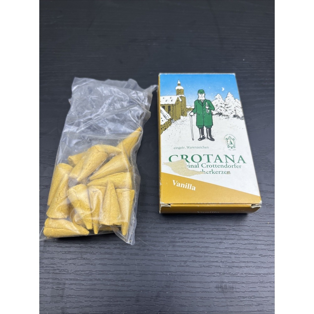 Crottendorfer Vanilla Incense Cones ~15 German Christmas‎ Smoker Räucherkerzen